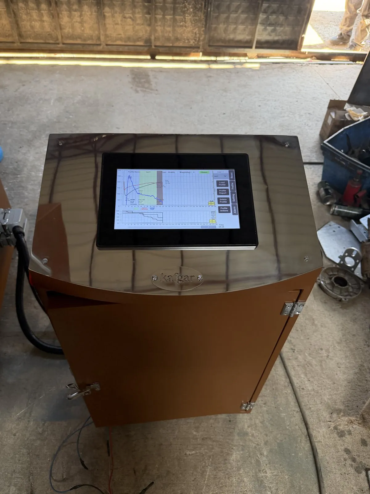 Kafgar 10 kg Coffee Roaster — view 9